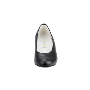 Pantofi dama negru casual piele naturala cu toc Waldlaufer 358501-121-001-Hilaria-Negru