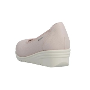 Pantofi dama roz casual piele naturala cu platforma Rieker L5360-31-Roz