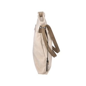 Geanta dama bej casual piele ecologica crossbody si de umar cu bareta reglabila Rieker H1033-60-Bej