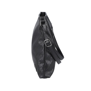 Geanta dama negru casual piele ecologica de umar cu bareta reglabila Rieker H1033-00-Negru