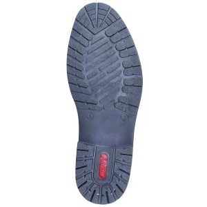 Ghete barbati albastru inchis casual piele intoarsa cu toc Rieker 14644-14-Albastru-Inchis