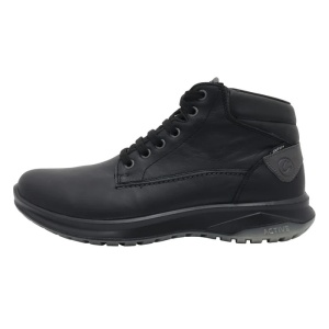 Ghete barbati, negru, casual, piele naturala, impermeabile, cu talpa groasa, Grisport 860308-44105A5G-Negru