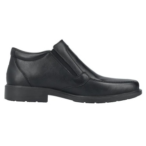 Ghete barbati negru elegante piele naturala impermeabile cu toc Rieker B0050-00-Negru