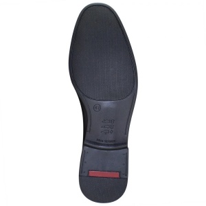 Mocasini barbati negru casual piele naturala cu ciucuri cu toc Dogati 7005-Negru