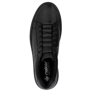 Pantofi barbati negru casual piele naturala cu talpa joasa Rieker B9956-00-Negru