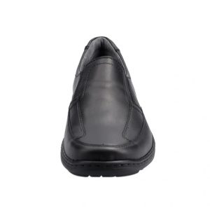 Pantofi barbati negru casual piele naturala cu talpa joasa Waldlaufer 478502-174-001-Herwig-Negru