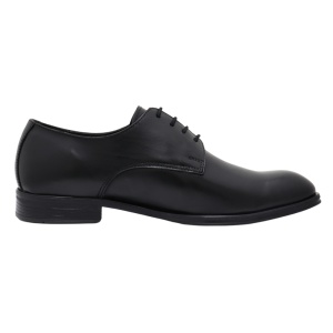 Pantofi barbati negru eleganti piele naturala cu toc Nicolis 208402-Negru