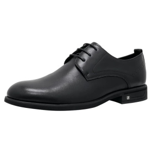 Pantofi barbati negru eleganti piele naturala cu toc Otter E6E620006A-01-N-Negru
