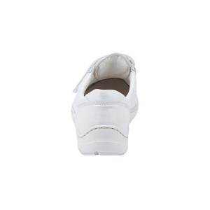 Pantofi dama alb casual piele naturala cu talpa joasa Waldlaufer 399304-171-150-Hassi-Alb