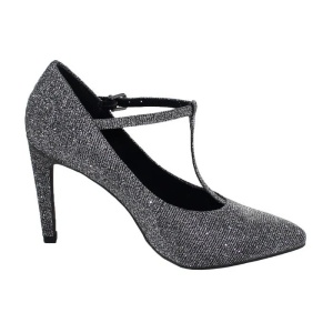 Pantofi dama gri eleganti textil cu toc Marco Tozzi 2-24401-27-297-Gri