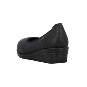 Pantofi dama negru casual piele naturala cu platforma Rieker L5360-00-Negru