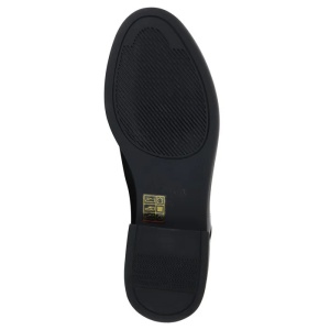 Pantofi dama negru eleganti piele naturala lacuita perforati cu toc Epica D02022SS0722018-01-L-Negru