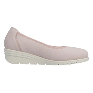 Pantofi dama roz casual piele naturala cu platforma Rieker L5360-31-Roz