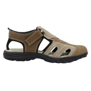 Sandale barbati maro sport piele naturala cu talpa joasa Grisport 910655-81561BV2-Maro
