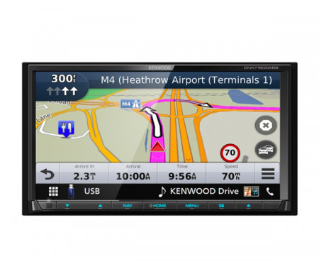 Sistem multimedia cu Navigatie Garmin Kenwood DNX7190DABS