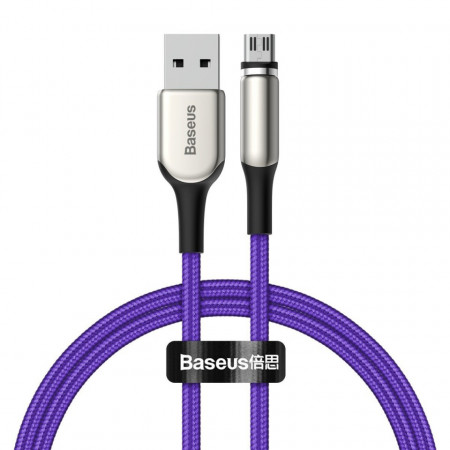 Cablu magnetic micro USB Baseus Zinc 2A 1m (violet)