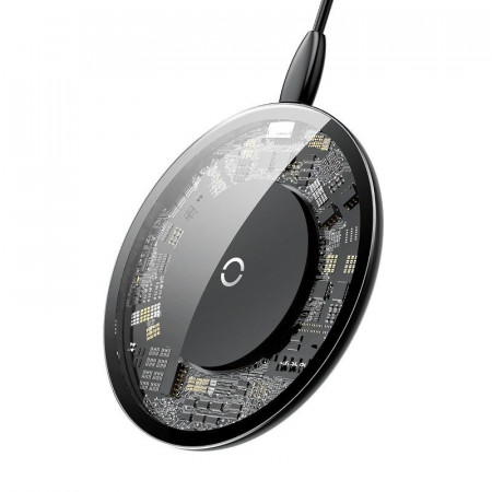 Incarcator wireless Baseus Simple 10W Lightning (transparent)