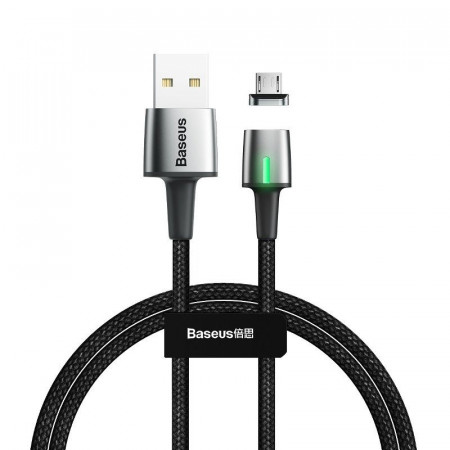 Cablu magnetic micro USB Baseus Zinc 1.5A 2m (negru)
