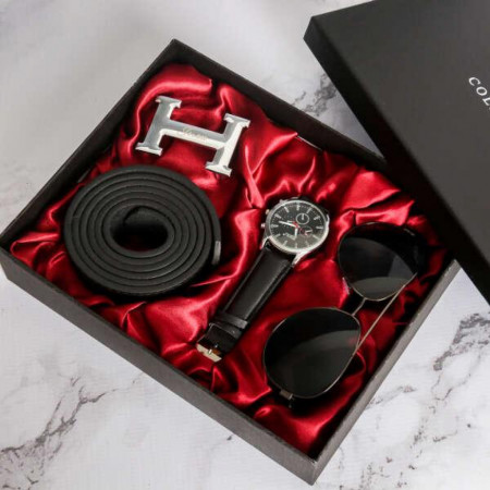 Set cadou pentru barbati Muglir - Negru