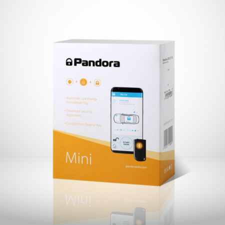 Alarma Auto Pandora Mini V3 cu CAN-BUS pe cheie, conexiune bluetooth (cu un tag)