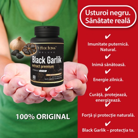 Black Garlik PREMIUM de la VitaClass - Tratament 3 luni - Img 2