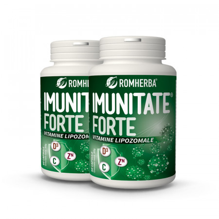 Imunitate Forte PROMO cu Vitamina D3 lipozomală, Vitamina C lipozomală, Zinc, Quercetină