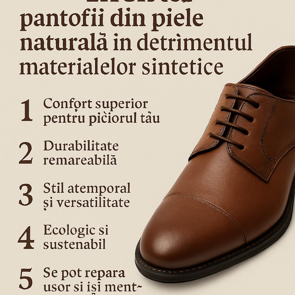5 Motive să alegi pantofii din piele naturală în detrimentul materialelor sintetice