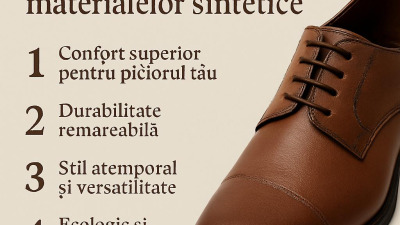 5 Motive să alegi pantofii din piele naturală în detrimentul materialelor sintetice