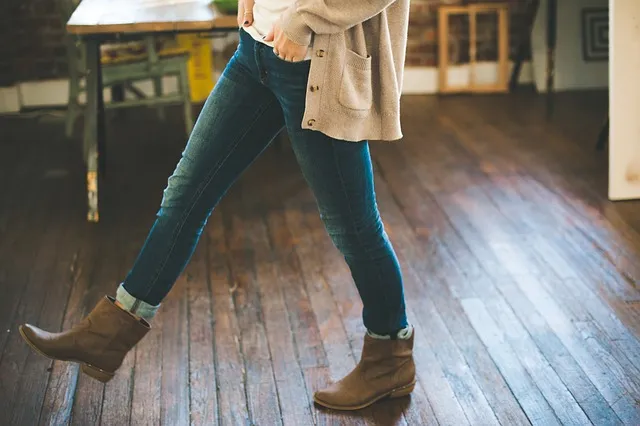 ghete urban cu jeans skinny