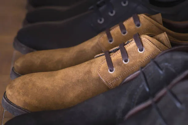 pantofi din piele intoarsa culori maro