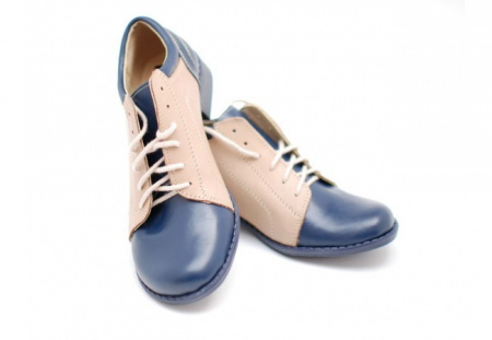 Pantofi dama piele naturala casual cu siret cod P93 - Img 4
