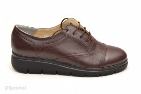 Pantofi dama maro casual-eleganti din piele naturala cod P47M - Img 3