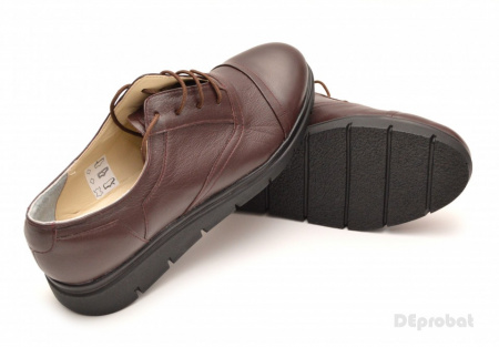 Pantofi dama maro casual-eleganti din piele naturala cod P47M - Img 5