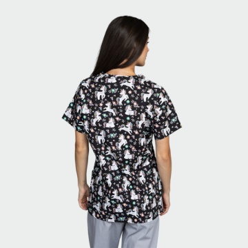 Bluza medicala - Flower Unicorn