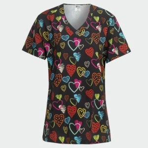 Bluza medicala neagra - Colours of love
