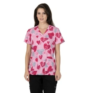 Bluza medicala roz - Love is in the air