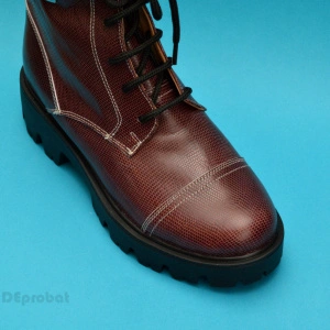 Bocanci bordo dama piele naturala sport-casual