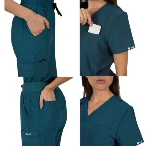 Costum medical Bella - caribbean blue
