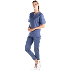 Costum medical PREMIUM unisex - gri petrol
