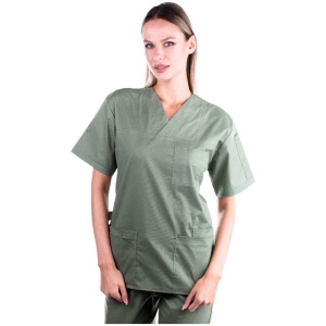 Costum medical PREMIUM unisex - verde khaki