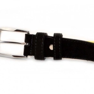 Curea piele naturala intoarsa neagra