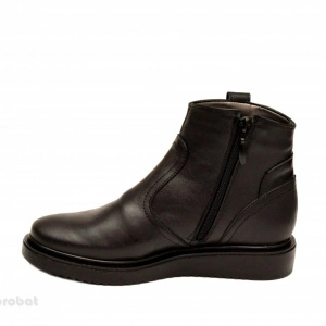 Ghete negre dama casual din piele naturala
