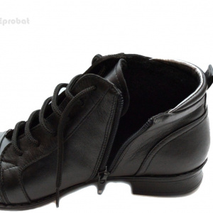 Ghete dama piele naturala Negre casual-elegante
