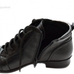 Ghete dama piele naturala Negre casual-elegante