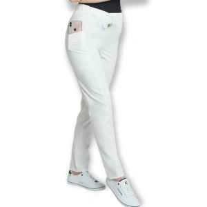 Pantaloni albi de dama (M200)