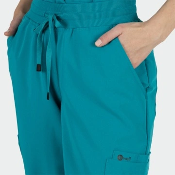 Pantaloni Mauri - turcoaz