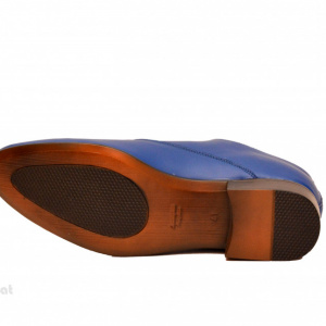 Pantofi barbati piele naturala albastri casual-eleganti cod P165A - Editie de LUX - Img 5