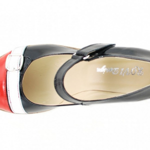 Pantofi dama eleganti - casual lacuiti din piele naturala