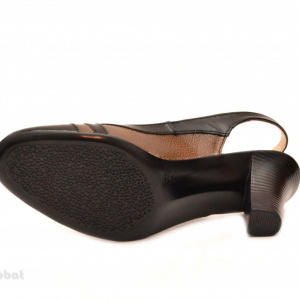 Pantofi dama eleganti din piele naturala cu toc de 7 cm cod P114 - Img 5