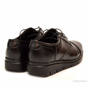 Pantofi dama negri casual-eleganti din piele naturala